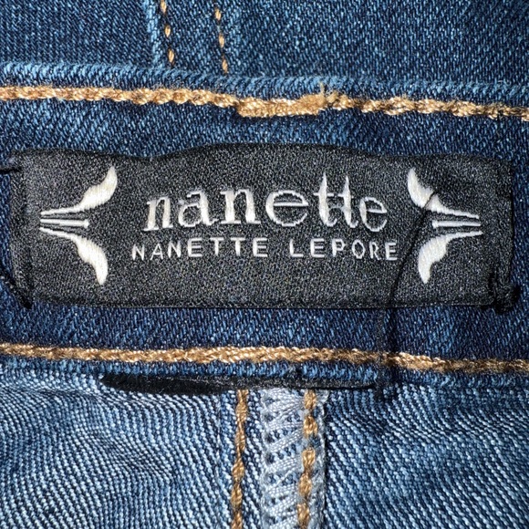 NANETTE LEPORE Blue Boot Cut Jeans - Picture 8 of 9